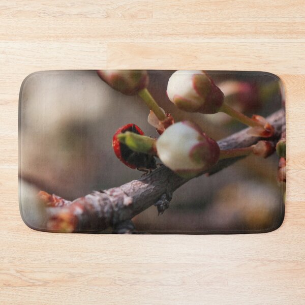 Item preview, Ladybug on Spring Fruit Tree Buds Macro designed and sold by vikko-art.
