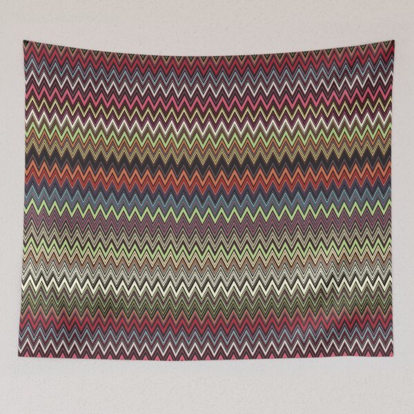 Item preview, Missoni textile vector seamless repeat pattern designed and sold by Retro Street Studios.