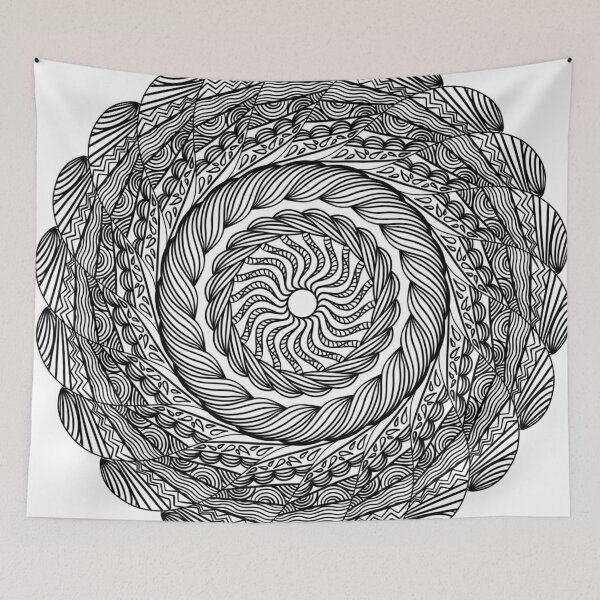 Item preview, detailed mandala designed and sold by Anna's Gallery.
