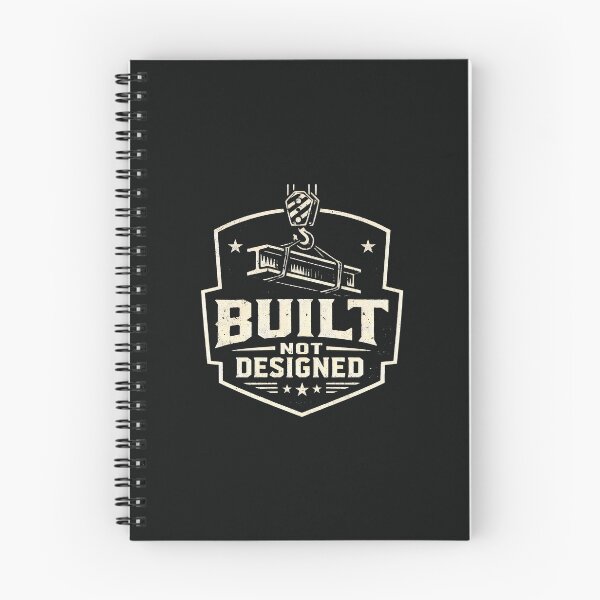 Item preview, Built Not Designed - Construction Civil Engineering Shield designed and sold by SplashTastic.