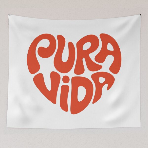 Item preview, Pure Life Heart – Retro Groovy Style Text designed and sold by charlypicazo.