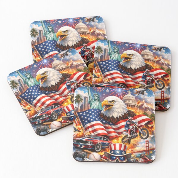 Item preview, American Youth Freedom Explosion Art designed and sold by Art by Debasish.