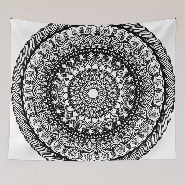 Item preview, intricate mandala designed and sold by Anna's Gallery.