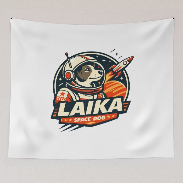 Item preview, Laika the Space Dog designed and sold by aipolohu.