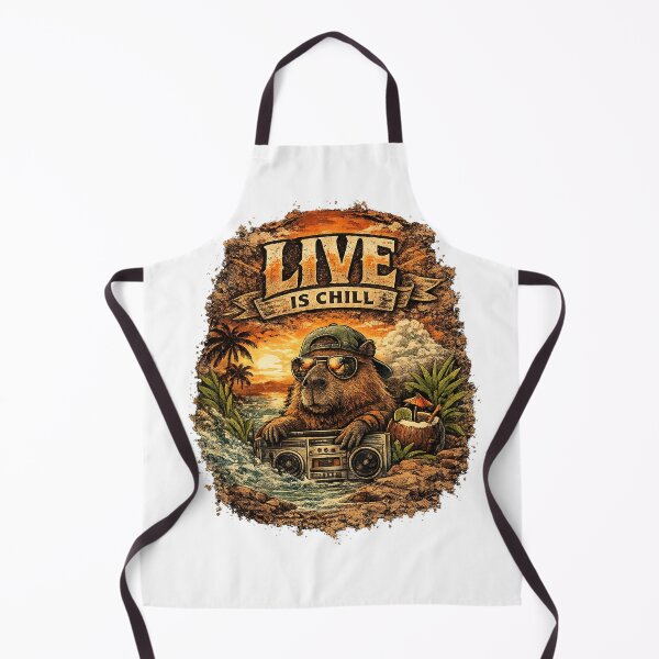 Item preview, Sunset Boombox Capybara designed and sold by SpicyWind.