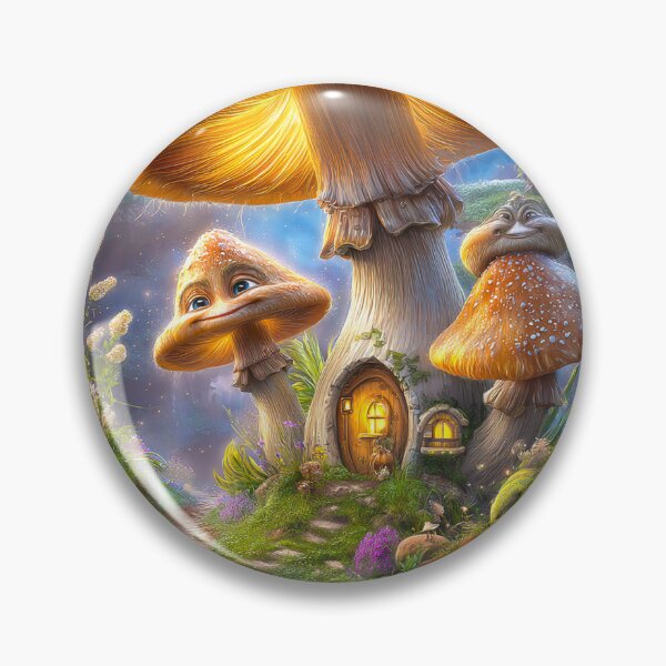 Item preview, Moonlit Mushroom Haven designed and sold by MyMagicalPlace.