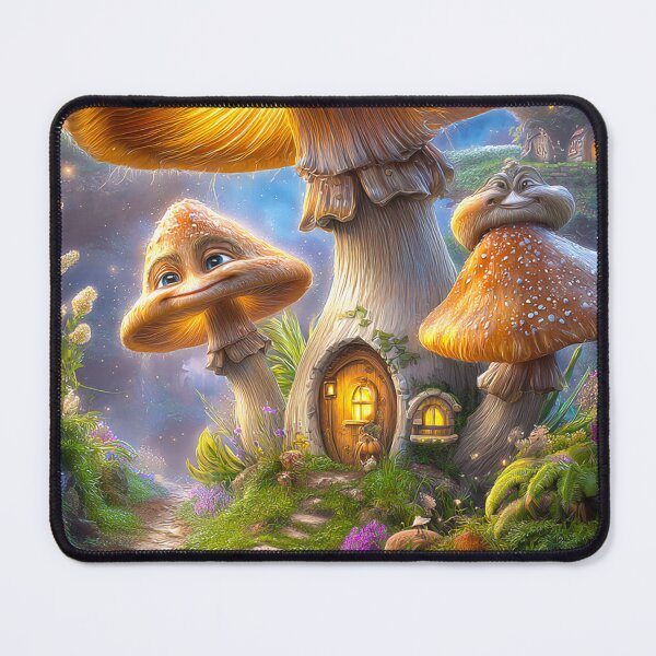 Item preview, Moonlit Mushroom Haven designed and sold by MyMagicalPlace.