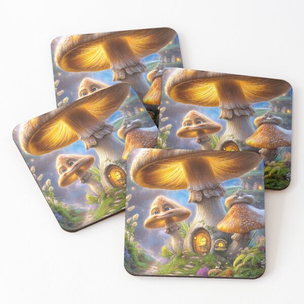 Item preview, Moonlit Mushroom Haven designed and sold by MyMagicalPlace.