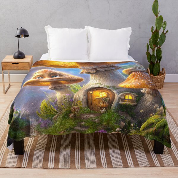 Item preview, Moonlit Mushroom Haven designed and sold by MyMagicalPlace.