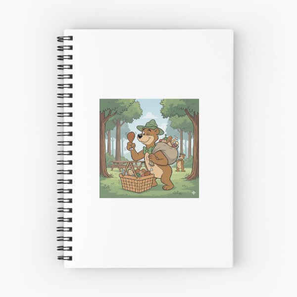 Item preview, Hiking Yogi bear sticker  designed and sold by Luxureheaven.