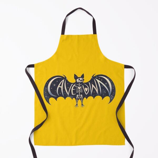 Item preview, Whimsical Gothic Bat “CAVETOWN” Typography – Indie Aesthetic Moon & Stars Illustration designed and sold by Custom Crest.