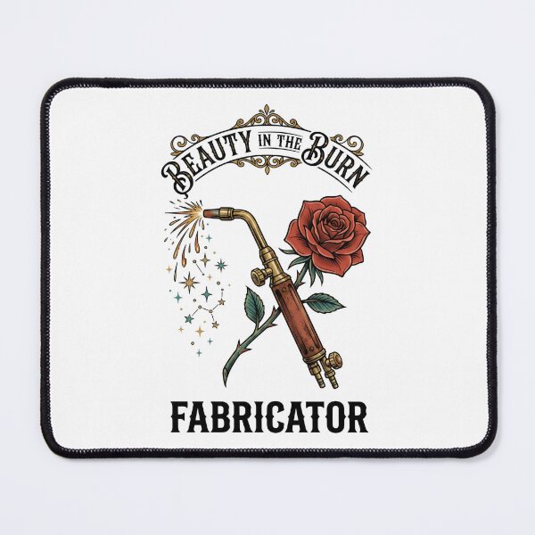 Item preview, Beauty in the Burn Fabricator - Female Welder Gift Iron Rose designed and sold by Luminari Creations.