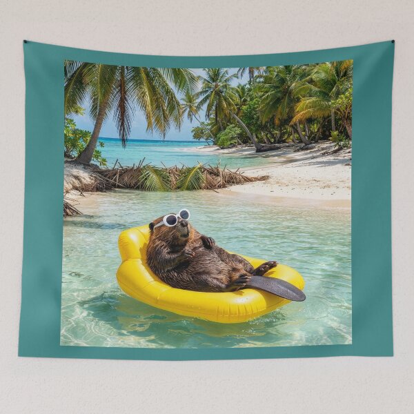 Item preview, Beaver on Vacation Makes His Own Lagoon designed and sold by Tridentulus.