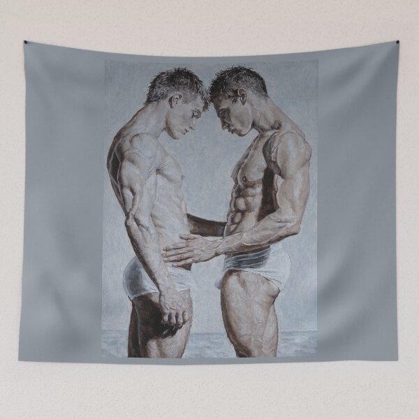Item preview, Shared Strength – Intimate Male Duo designed and sold by gayishdesign.