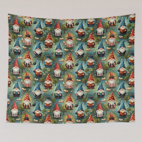 Item preview, Graduation Gnome Celebration Pattern designed and sold by Fabricbella.