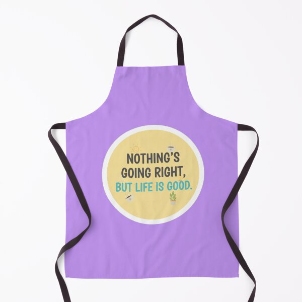 Item preview, Nothing Is Going Right But Life Is Good Sticker designed and sold by Scro-Ciob-Shop.