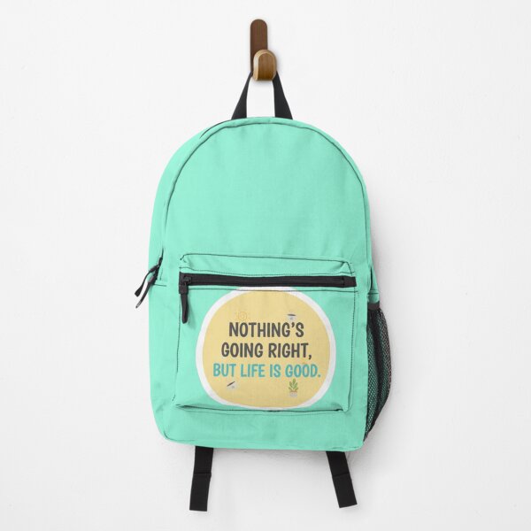 Item preview, Nothing Is Going Right But Life Is Good Sticker designed and sold by Scro-Ciob-Shop.