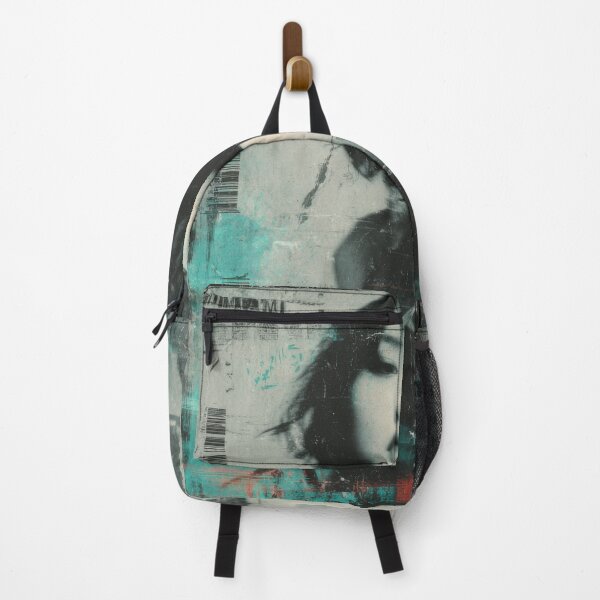 Item preview, Fragmented Signal Liminal Cyberpunk Glitch Portrait Art Print designed and sold by WartonnoArt.
