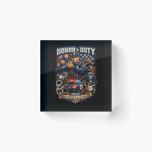 Item preview, Honor  & Duty designed and sold by Blue Line Hub.