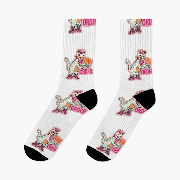 Item preview, Paw and Order Funny Cowboy Cat Pun Illustration designed and sold by mjmcb.
