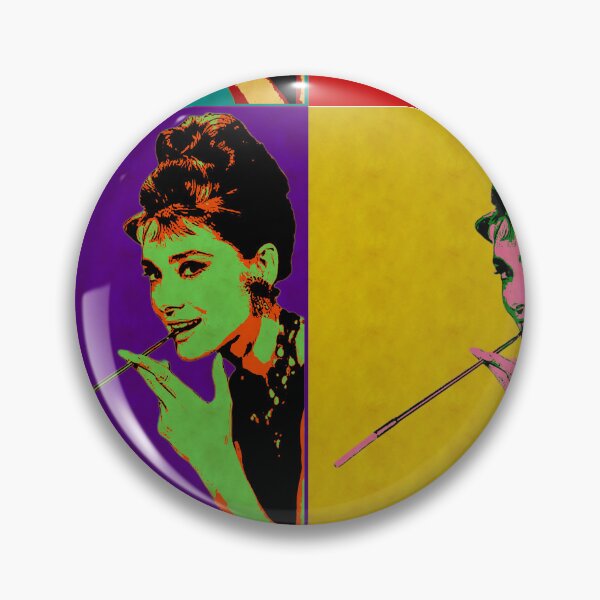 Item preview, Audrey Hepburn   Andy Warhol portrait designed and sold by Nora Gad.