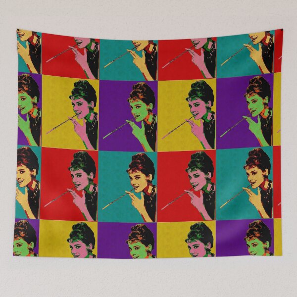 Item preview, Audrey Hepburn   Andy Warhol portrait designed and sold by Nora Gad.