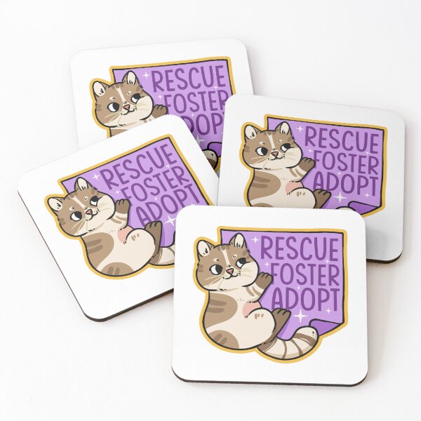 Item preview, Rescue Foster Adopt Cute Tabby Cat Advocacy Art designed and sold by mjmcb.