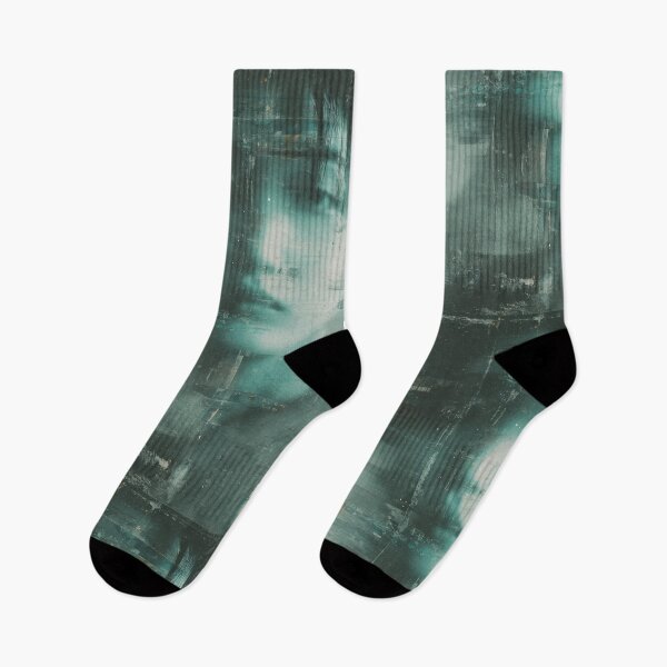 Item preview, Soft Signal Liminal Cyberpunk Glitch Portrait Art Print designed and sold by WartonnoArt.
