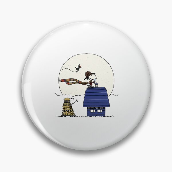 Item preview, Time Traveling Dog Doctor Who Snoopy Parody designed and sold by mjmcb.