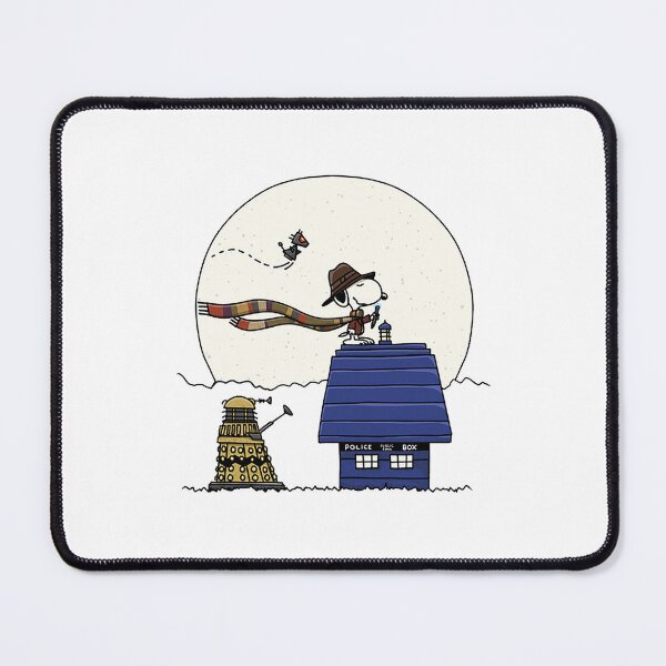 Item preview, Time Traveling Dog Doctor Who Snoopy Parody designed and sold by mjmcb.