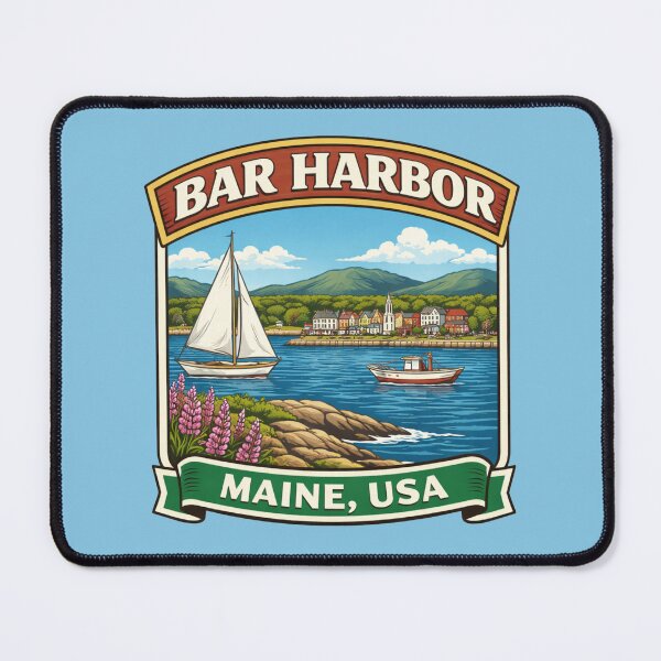 Item preview, Bar Harbor, Maine designed and sold by Myra365Art.