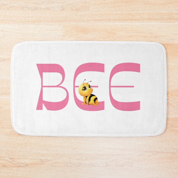 Item preview, BEE Word Art - Cute Cartoon Bee Replacing the Letter E designed and sold by Love3Happy.