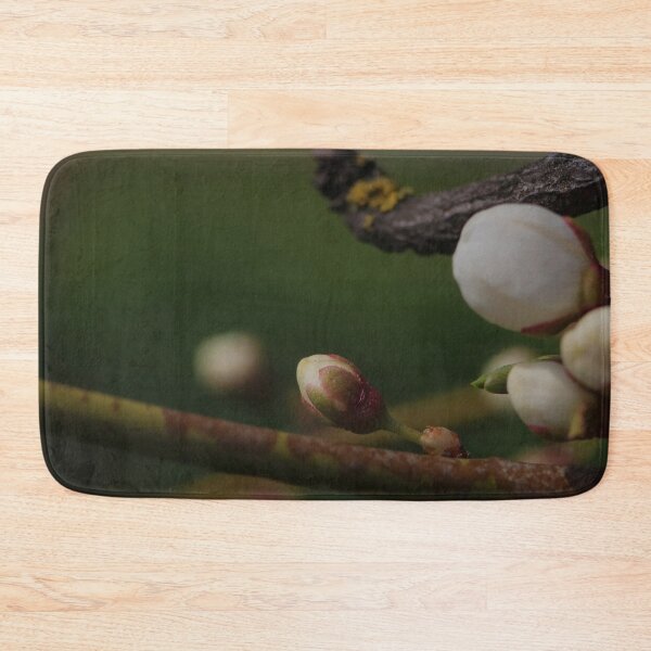 Item preview, White Fruit Tree Buds in Early Spring Garden Macro designed and sold by vikko-art.