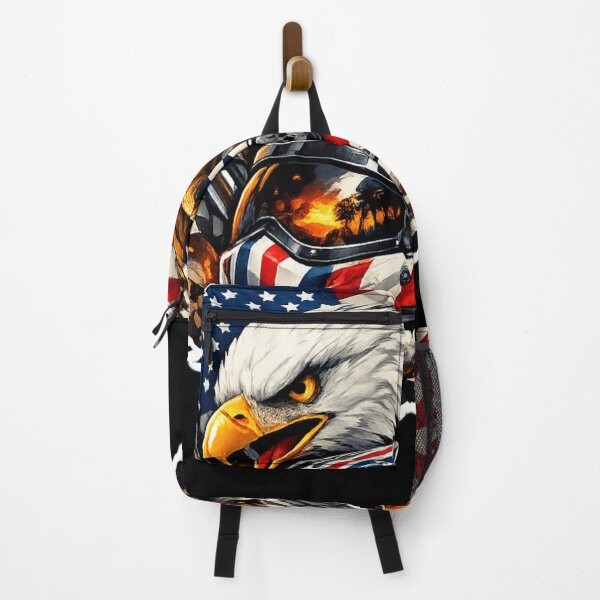 Item preview, Patriotic Fire Eagle Helmet Art designed and sold by Art by Debasish.