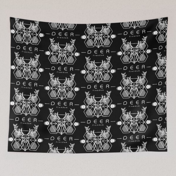 Item preview, Geometric Animal Deer Freedom designed and sold by TiRie.