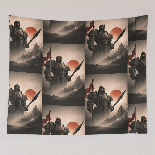 Item preview, The Iron Sentinel Fictional Empire Brutalist Art designed and sold by Atlas Poster Co..