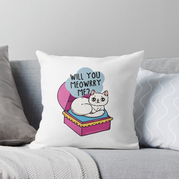 Item preview, Will You Meowrry Me? Cute Wedding Proposal Cat designed and sold by mjmcb.
