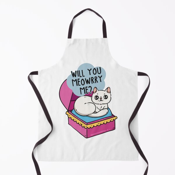 Item preview, Will You Meowrry Me? Cute Wedding Proposal Cat designed and sold by mjmcb.