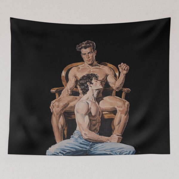 Item preview, Classical Devotion – Expressive Gay Couple designed and sold by gayishdesign.