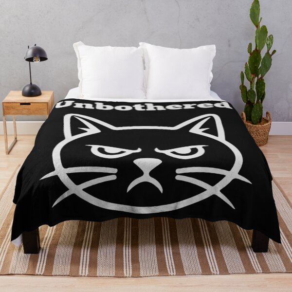 Item preview, Unbothered Angry Cat Minimalist Shirt – Funny Introvert Cat Face Outline Meme Design designed and sold by Design-Pro-21.