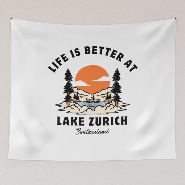 Item preview, Lake Zurich Switzerland souvenir  designed and sold by sydney-syder.