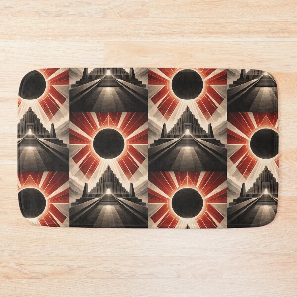 Item preview, Brutalist Black Sun Eclipse Empire Poster Art designed and sold by Atlas Poster Co..