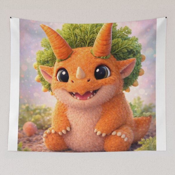 Item preview, Carrottops little baby monster designed and sold by LuluLeb.