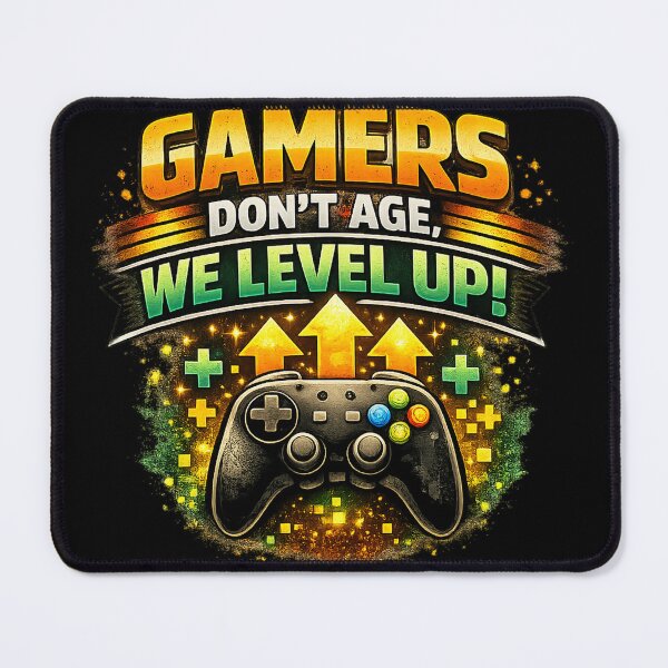 Item preview, Gamers Don't Age designed and sold by Cyprians.