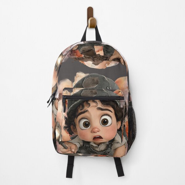 Item preview, Brave Little Explorer – Wide Eyed Adventure Kid Illustration designed and sold by ChenEngEng.