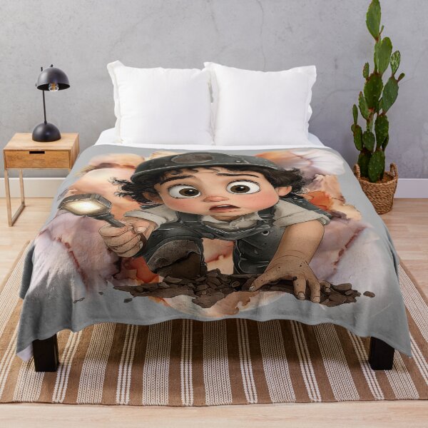 Item preview, Brave Little Explorer – Wide Eyed Adventure Kid Illustration designed and sold by ChenEngEng.