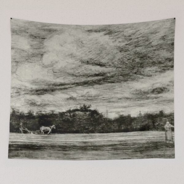 Item preview, Field with Thunderstorm designed and sold by SharonTheFirst.