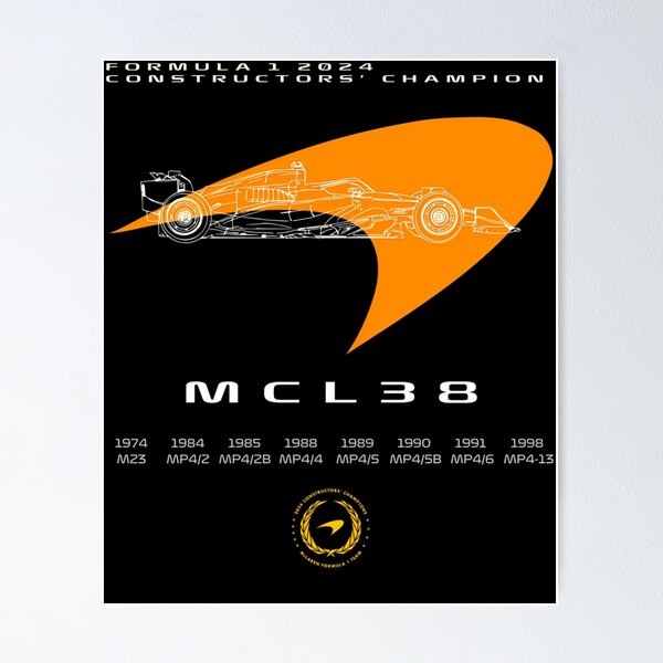 Aperçu de l'œuvre McLarenn 2024 Champions des constructeurs créée et vendue par AVA-bophone.