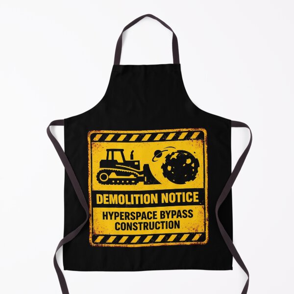 Item preview, Galactic Bypass Construction Warning Sign designed and sold by agearb.