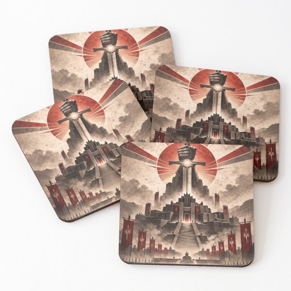 Item preview, The Titan's Blade Fictional Empire Brutalist Art designed and sold by Atlas Poster Co..